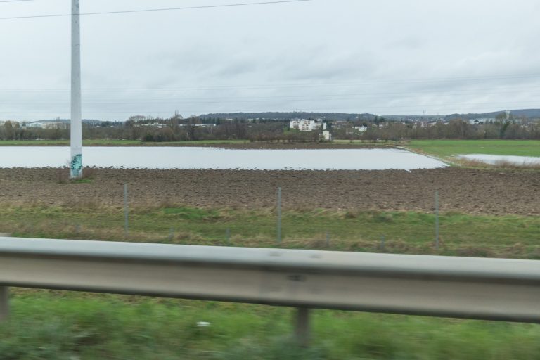 Epône – Mézières-sur-Seine : entre le fleuve et l’autoroute, les champs sont sous l’eau