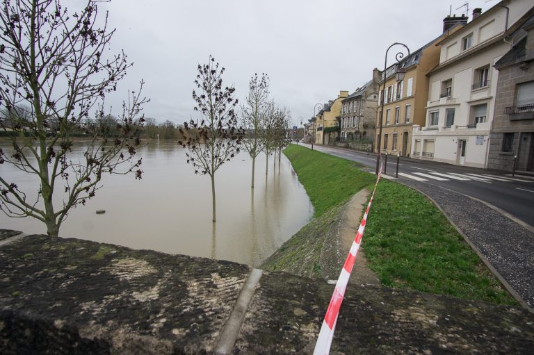 Île l’Aumône : le Hall 5 inondé, les animaux surélevés
