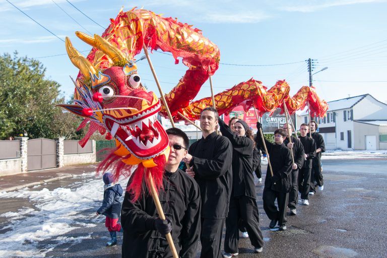 Le centre-ville à l’heure du nouvel an chinois