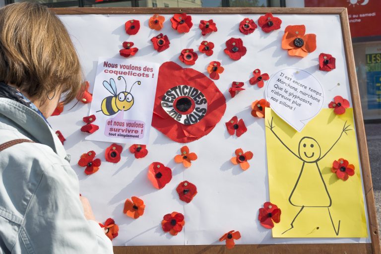 Des coquelicots contre les pesticides