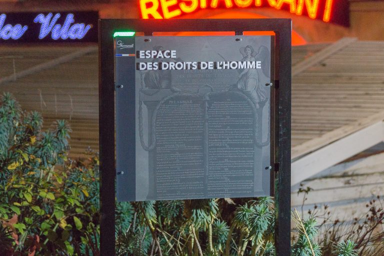 Un espace dédié aux droits de l’Homme