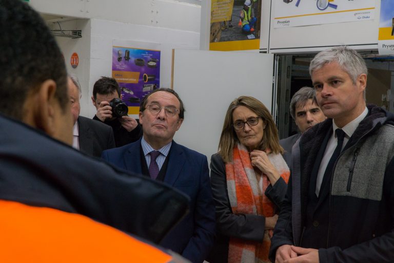 Laurent Wauquiez en visite à l’Itedec