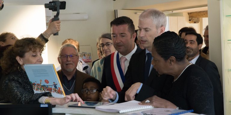 Au Musée du jouet, le ministre loue le mécénat d’entreprise