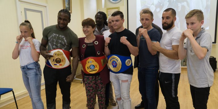 La commune fête ses cinq champions de boxe