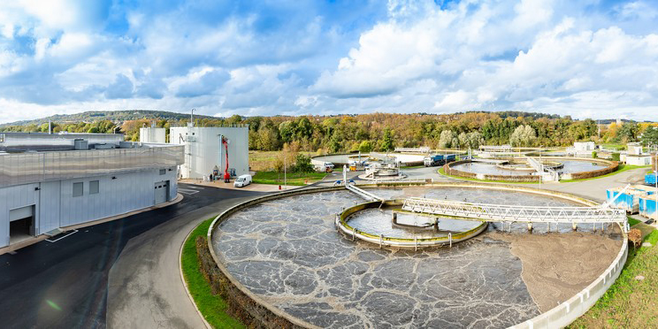 La station d’épuration aux Mureaux, première d’Île-de-France à produire du biométhane