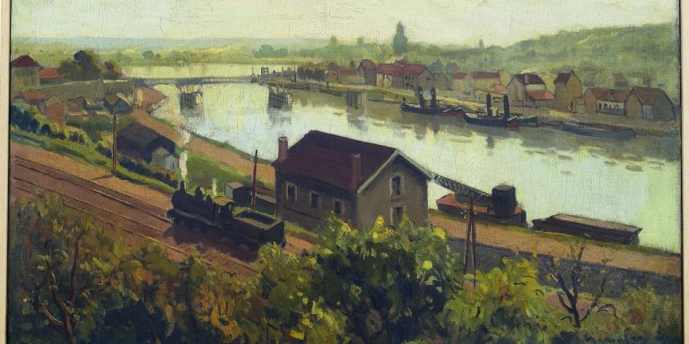 La Seine mise en valeur par une exposition du peintre Raymond Renefer