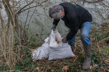 Les déchets ramassés après la crue de la Seine