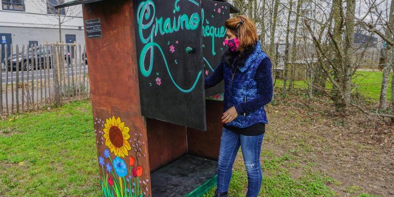 Une grainothèque pour donner ses conseils de jardinage