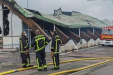 Le gymnase Aimé Bergeal détruit par un incendie
