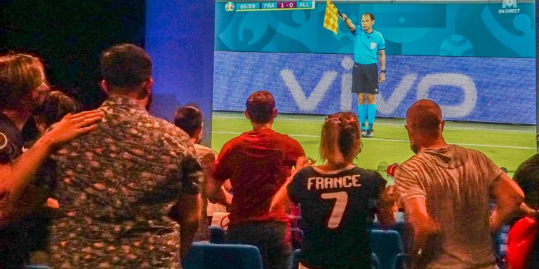 L’euro de football féminin retransmis sur écran géant