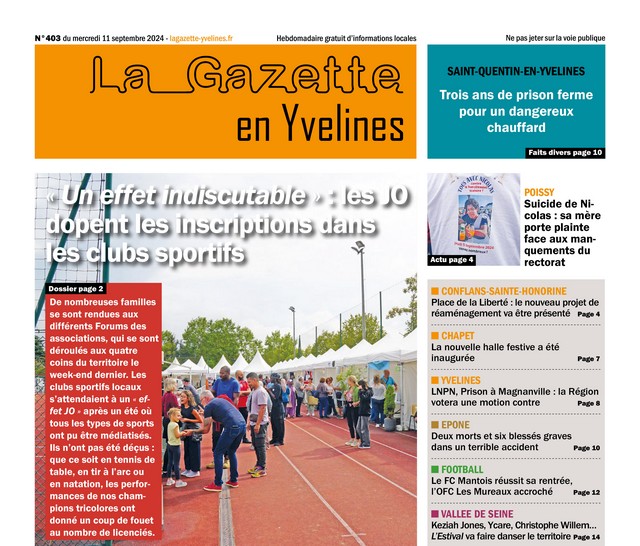 Edition du mercredi 11 septembre 2024