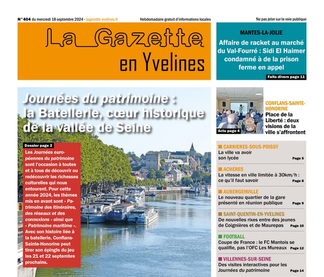 Edition du mercredi 18 septembre 2024