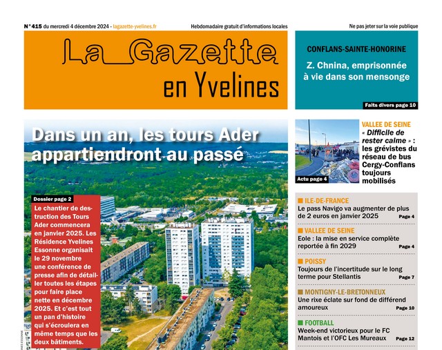 Edition du mercredi 4 décembre 2024