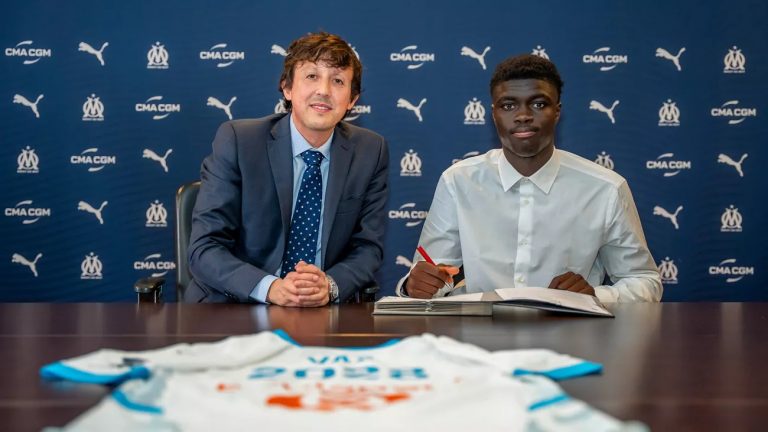 Le Mantais Robinio Vaz prolonge à l’OM jusqu’en 2028