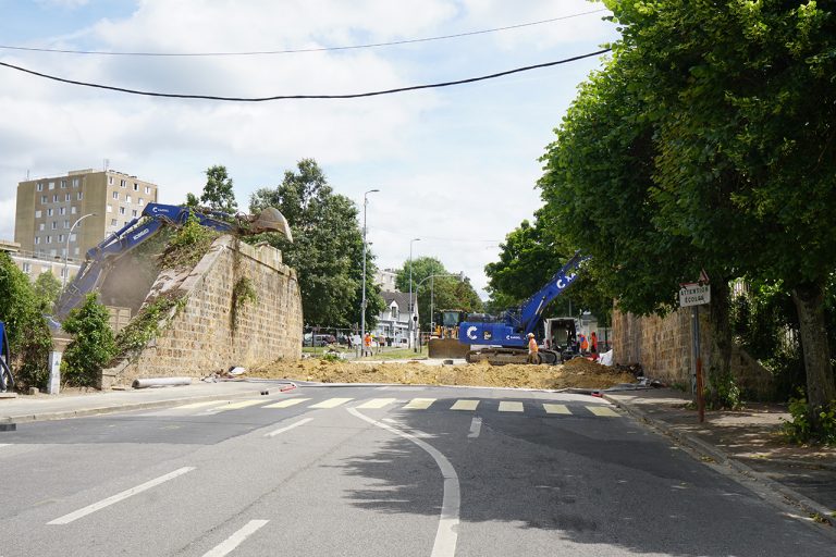 Le pont-rail de l’avenue Lefebvre a été démoli