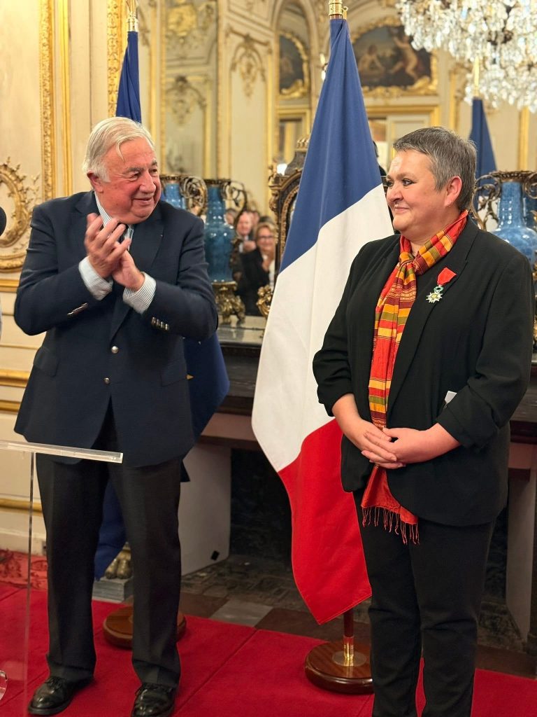 Cécile Zammit-Popescu décorée de la Légion d’honneur
