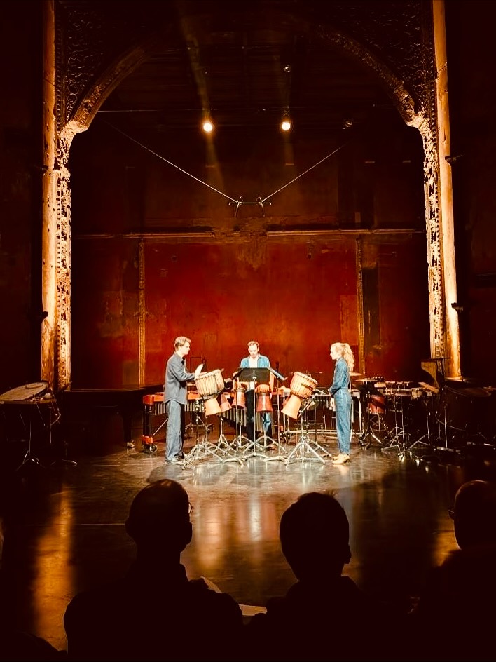 La percussion réinventée : le Trio Xenakis va faire vibrer le conservatoire