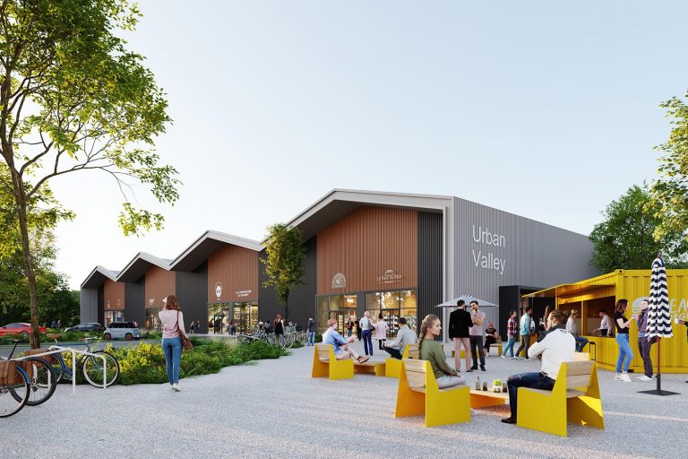 Le projet Urban Valley se développe dans la zone des Boutries