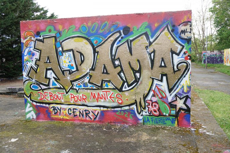 Un graff en l’honneur d’Adama Gaye