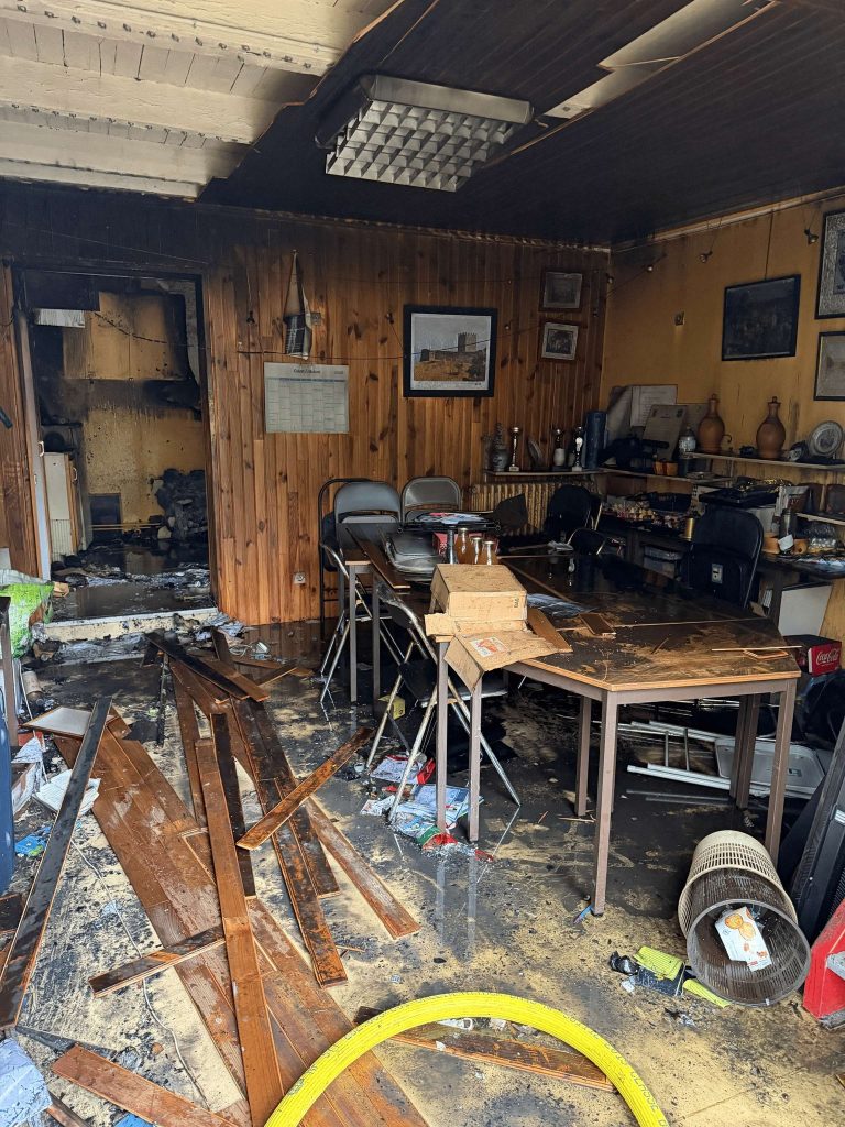 La maison Bonet-Lacotte ravagée par les flammes