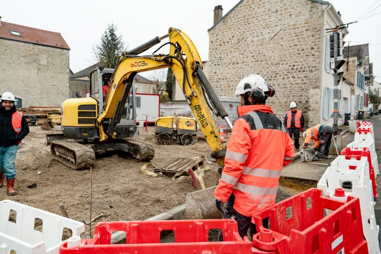 Prolongement du tram T13 : en avril, pas de répit pour les travaux