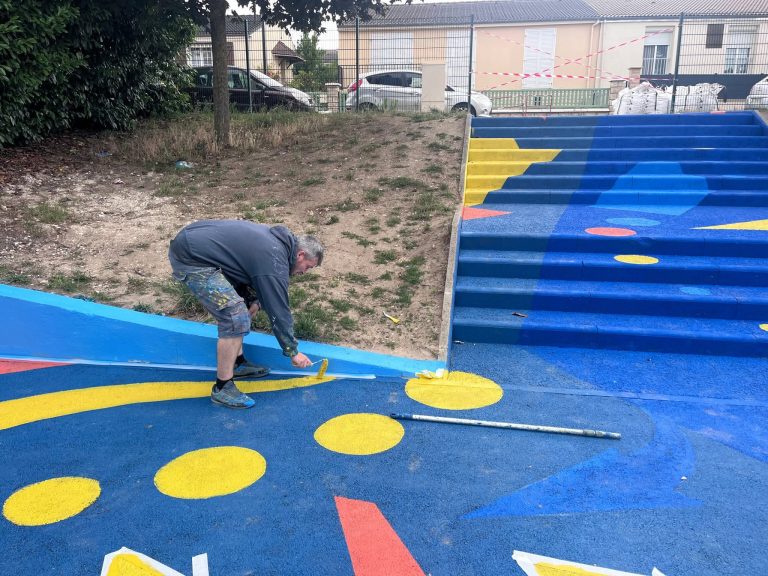 Le square Marcel-Paul se transforme… et prend des couleurs